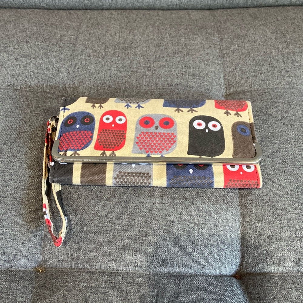 Cute owl wallet with snap